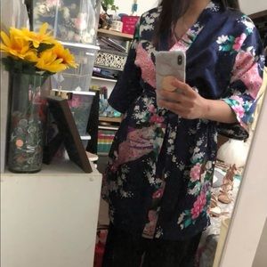 Bridal party robes (5 blue and 1 white)